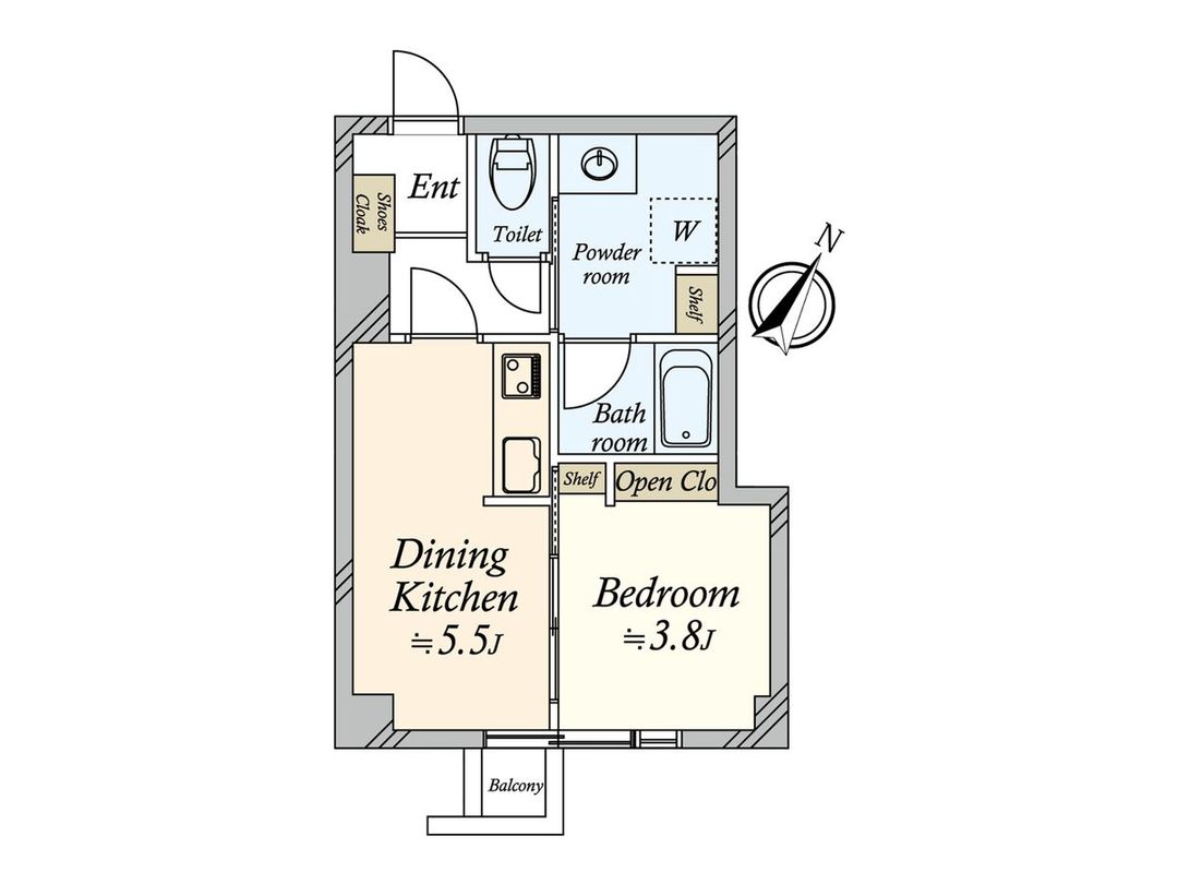1DK Apartment for Sale in Setagaya, Tokyo - Renovated 2026 - Thumbnail 3