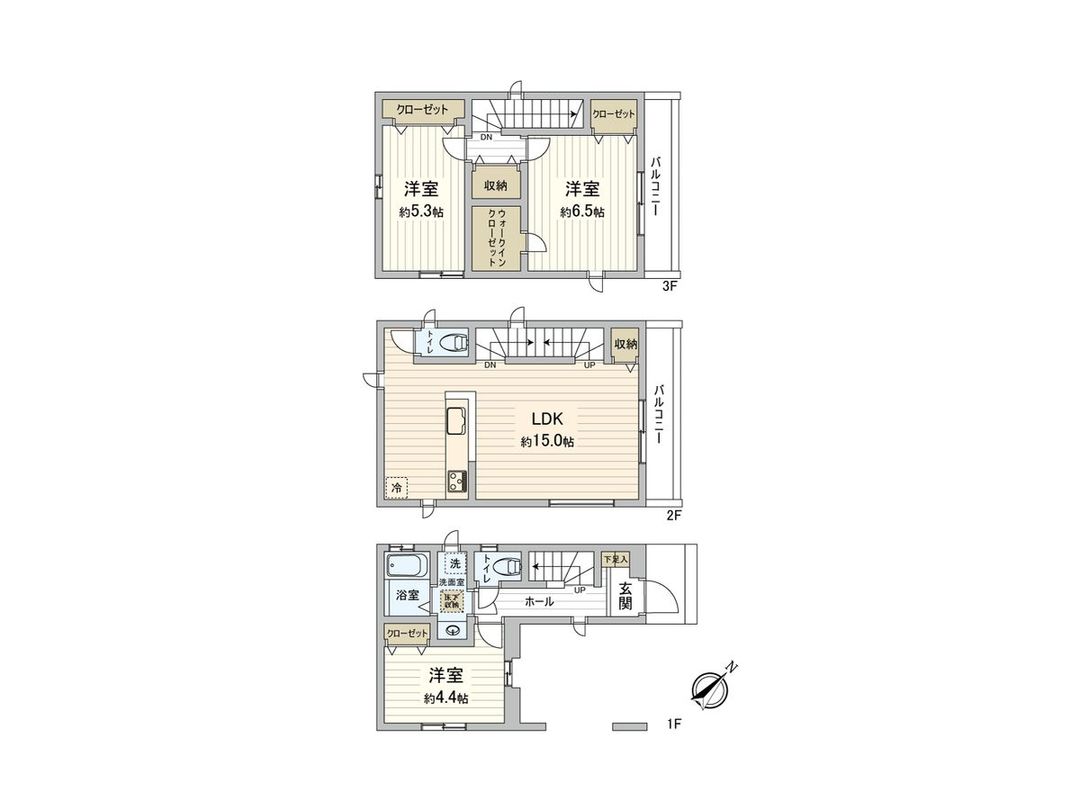 New 3LDK House for Sale in Ichikawa, Chiba - Thumbnail 2