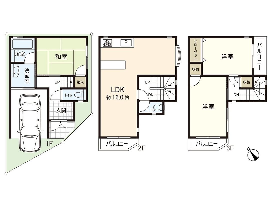 3LDK Steel-Framed House in Genjigaoka, Higashiosaka - Thumbnail 3