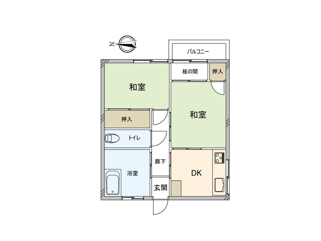 2DK Apartment for Sale in Hotarugaike, Toyonaka - Thumbnail 3