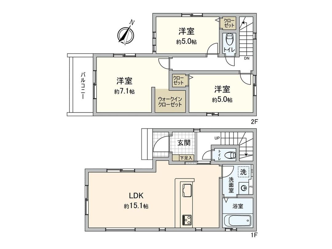 New 3LDK House in Ichikawa, Chiba - 2026 Completion - Thumbnail 3
