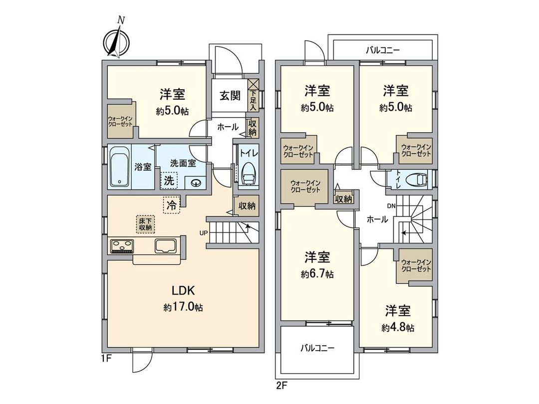 New 5LDK House in Kasugai, Aichi | 2026 Completion - Thumbnail 3