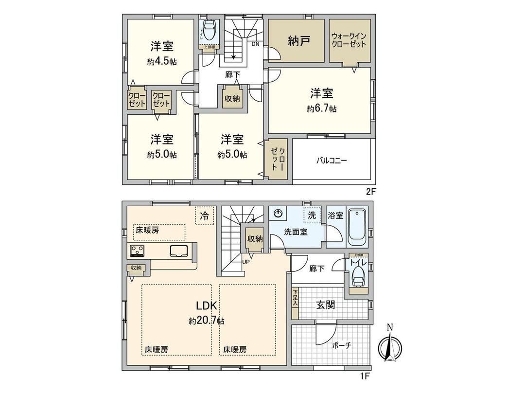 2019-Built 4SLDK House in Fukuoka's Odabe, Sawara Ward - Thumbnail 2
