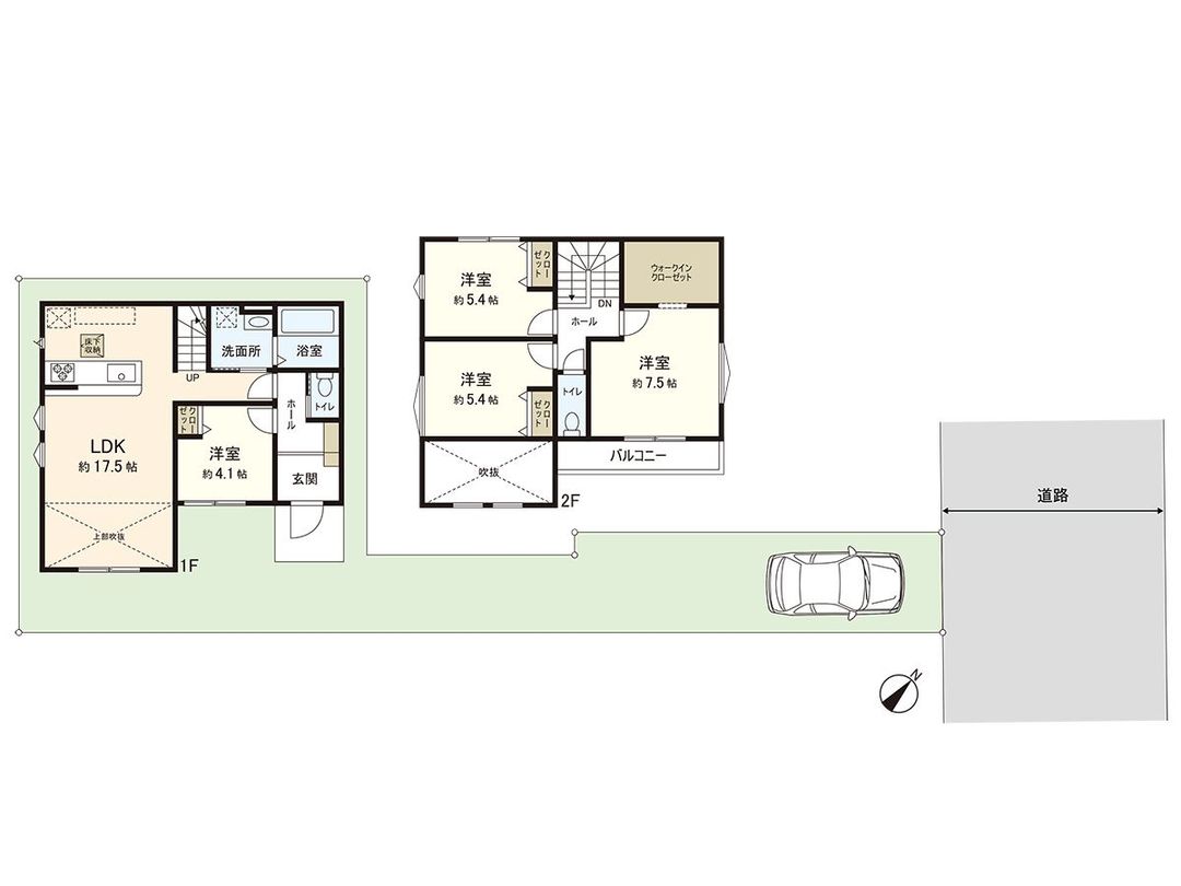 New 4LDK House for Sale in Niiza, Saitama - 96 sqm - Thumbnail 3