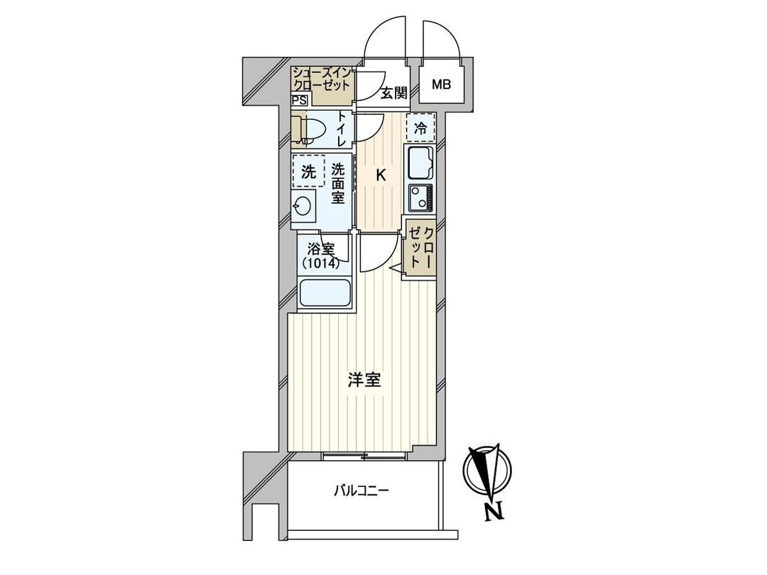 1K Apartment for Sale in Naniwa, Osaka - Tenanted Investment - Thumbnail 3