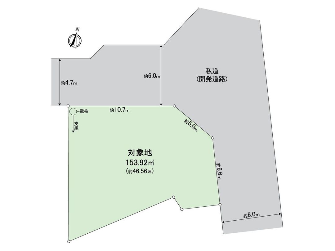 Land for Sale in Tamashima-Nagao, Kurashiki City, 153.92 sqm - Thumbnail 3