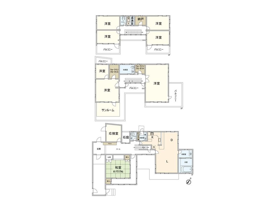 8SLDK Detached House in Fukuoka Central Ward | 358 sqm - Thumbnail 3