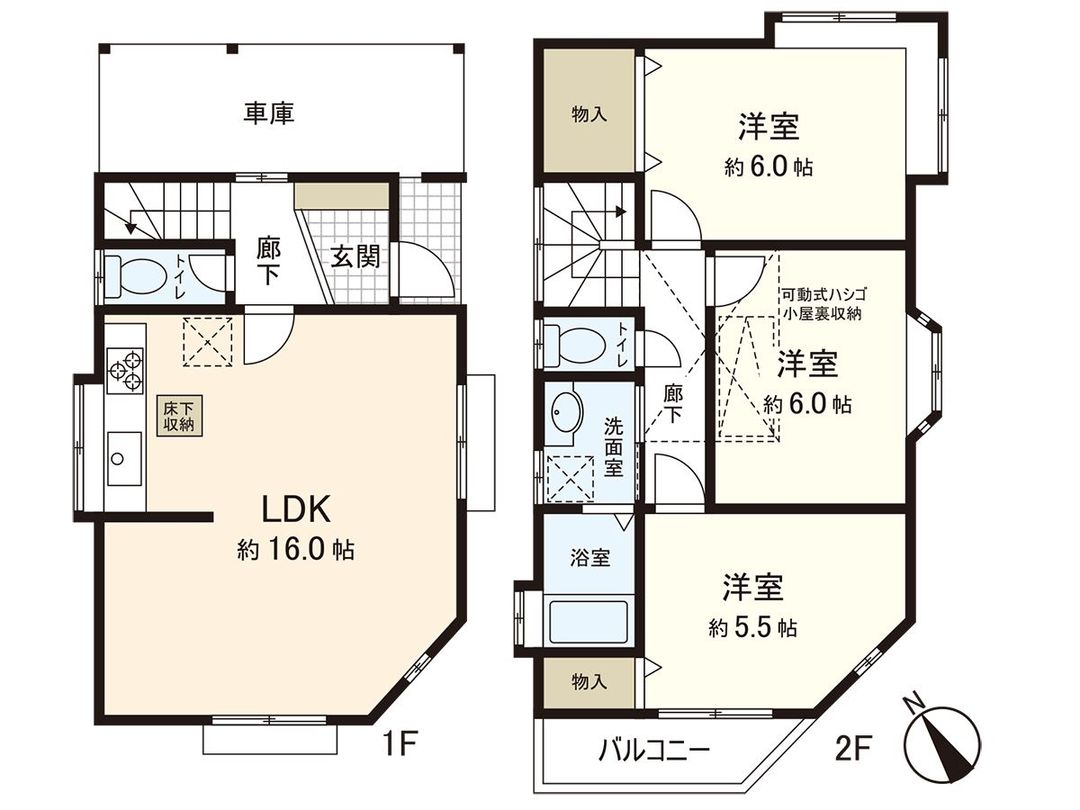 3LDK Detached House for Sale in Kawagoe, Saitama - Thumbnail 3