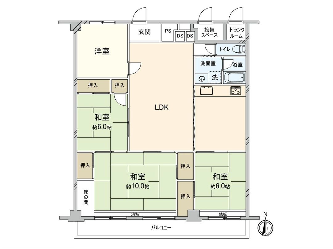 4LDK Apartment for Sale near Imafuku-Tsurumi Station, Osaka - Thumbnail 3