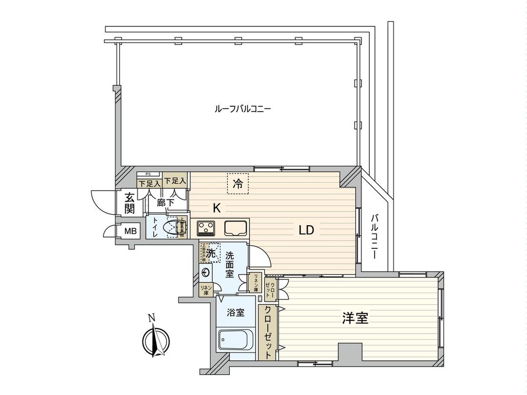 1LDK Apartment for Sale in Koenji, Suginami, Tokyo - Thumbnail 3