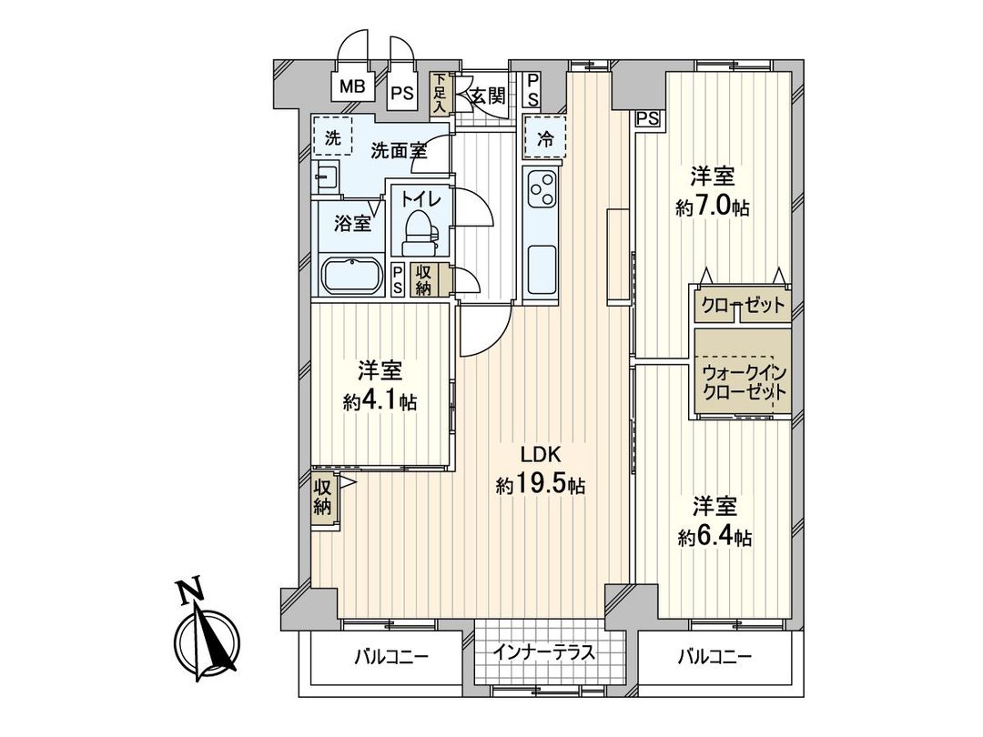 Charmant Corps Imazato 3LDK Apartment for Sale in Osaka - Thumbnail 3
