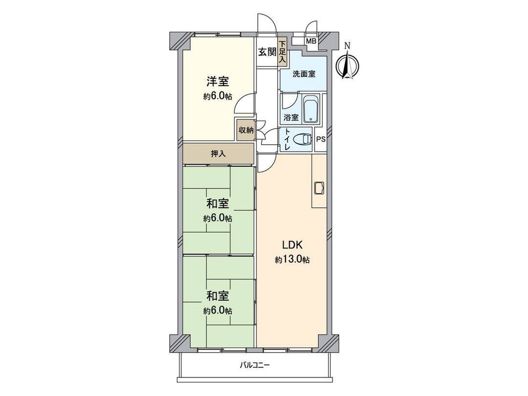 3LDK Apartment for Sale in Yodogawa Ward, Osaka - Thumbnail 3