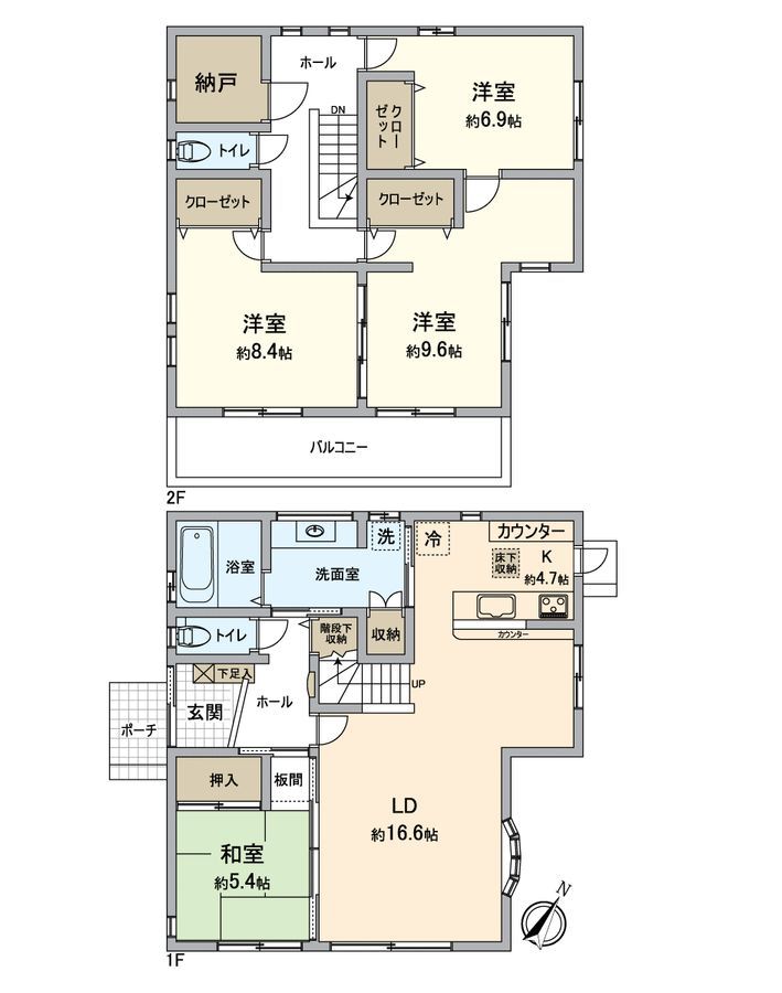 4SLDK Detached House for Sale in Yotsukaido, Chiba - 134 sqm - Thumbnail 3
