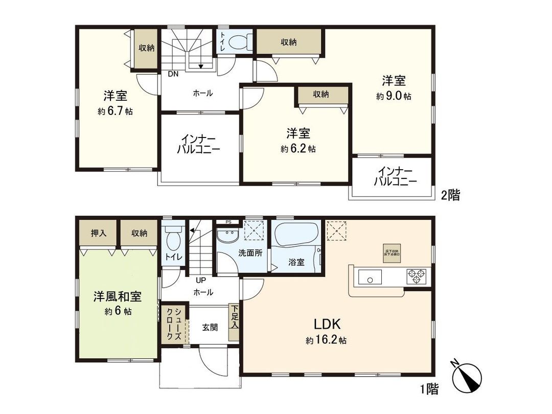 New 4LDK House in Minamikodai, Sendai - 2026 Completion - Thumbnail 2