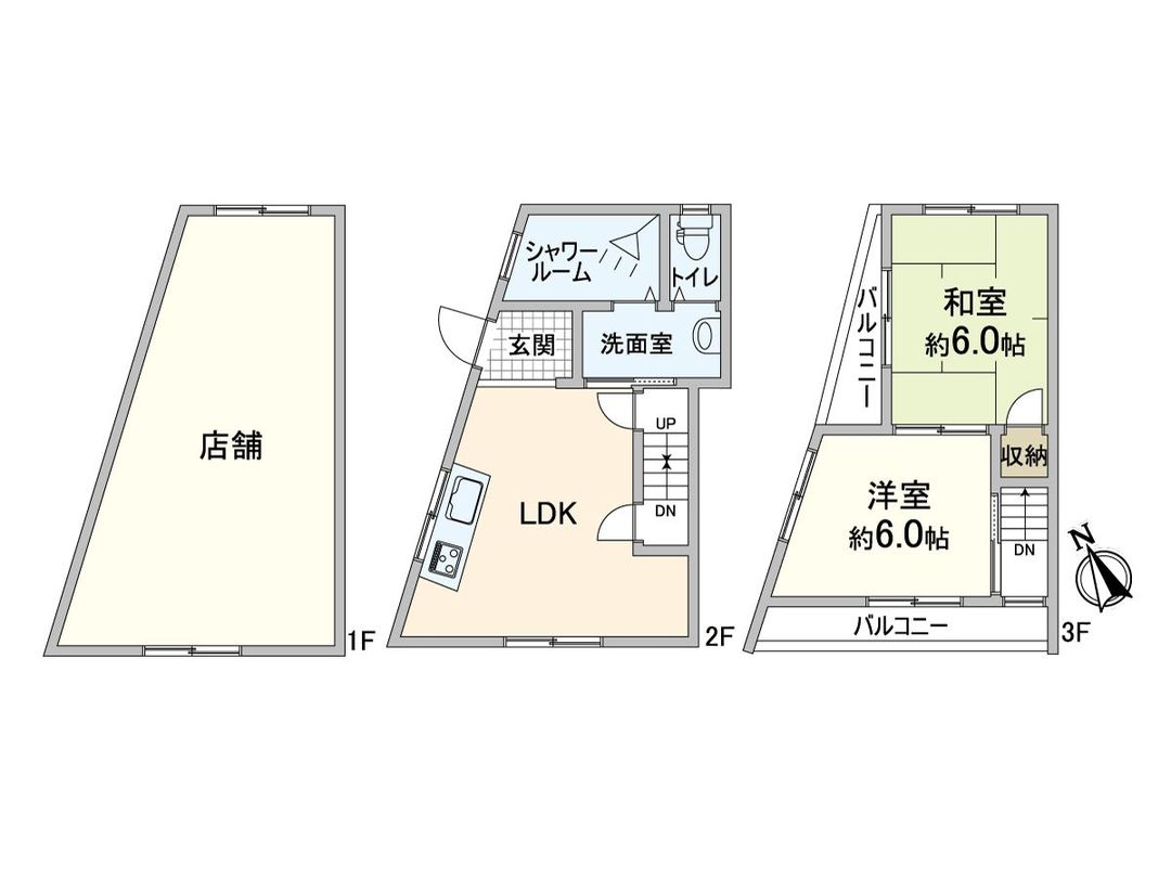 Mixed-Use 2LDK Building for Sale Near Idakano Station, Osaka - Thumbnail 3