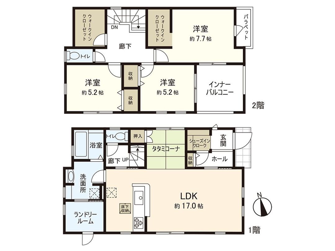 New 4LDK House for Sale in Tagajo City Near Iwakiri Station - Thumbnail 3
