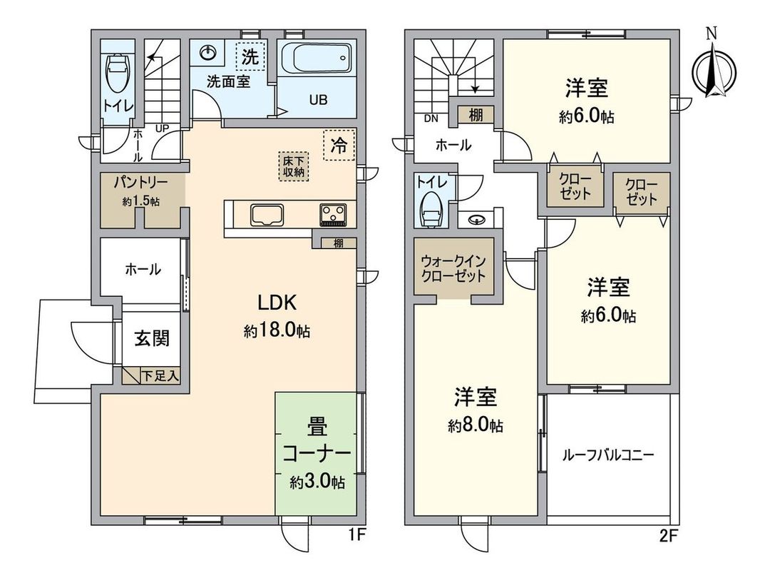 New 3LDK House in Kasugai, Aichi | 101.03 sqm | 2025 Build - Thumbnail 3