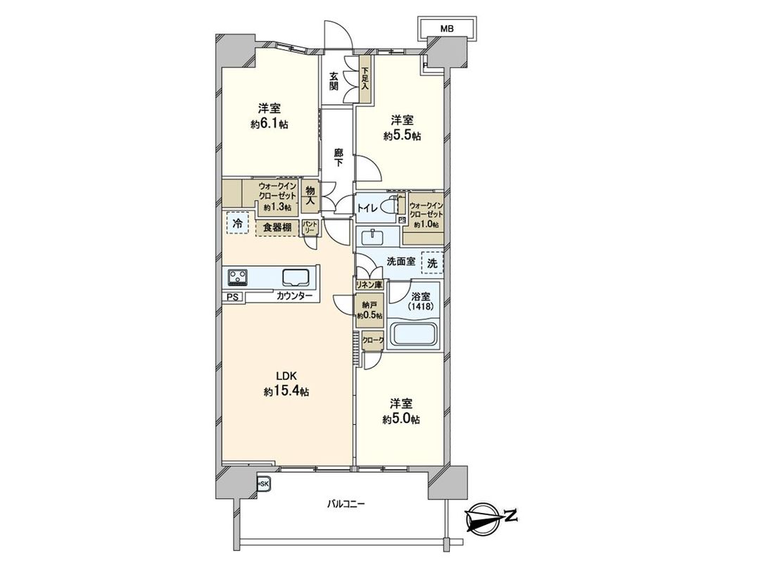 Park Homes Yokohama Hongodai Riverside Villa THE EAST 3LDK for Sale - Thumbnail 3