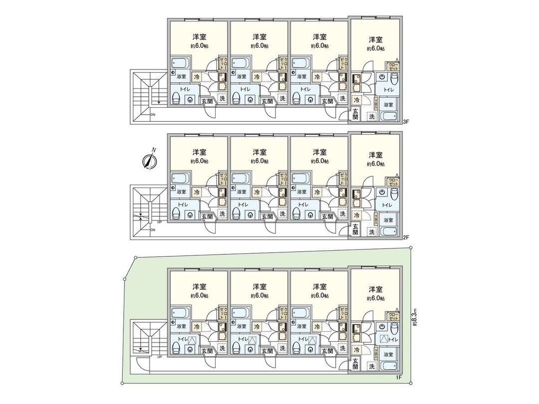 Olive Nishibori 12-Unit Apartment Building for Sale in Saitama - Thumbnail 3