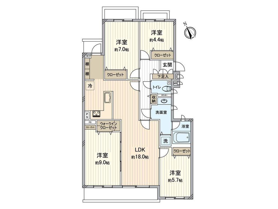 Hometown Matsuki 4LDK Apartment for Sale in Hachioji, Tokyo - Thumbnail 3