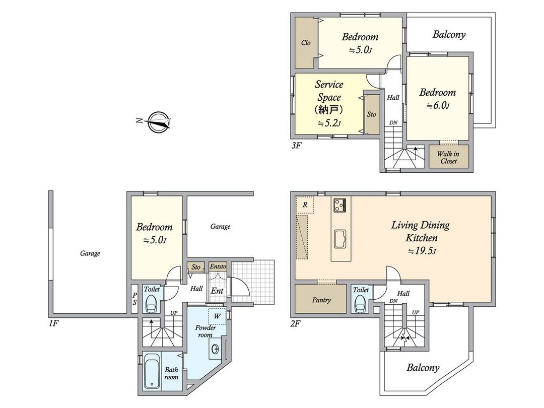 New 3SLDK House in Nagoya Nakamura Ward | 128.59 sqm | 2026 Build - Thumbnail 3