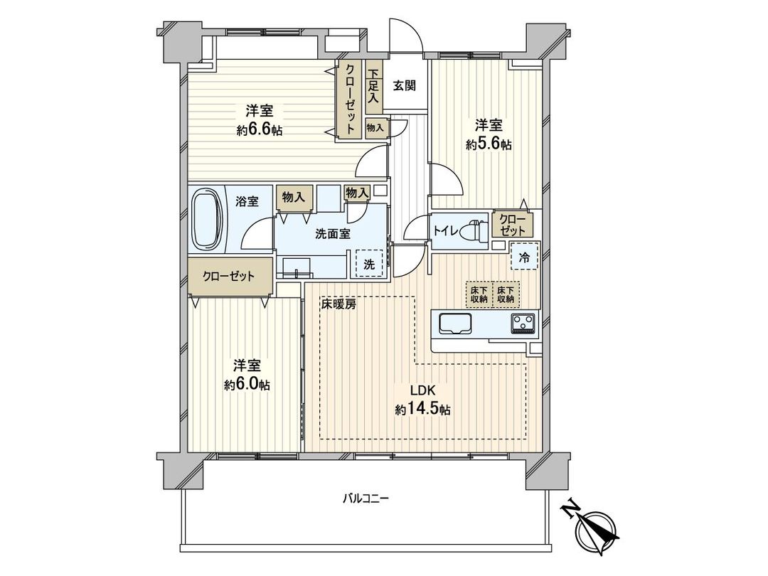 Renovated 3LDK Apartment near Yurigaoka Station, Kawasaki - Thumbnail 3