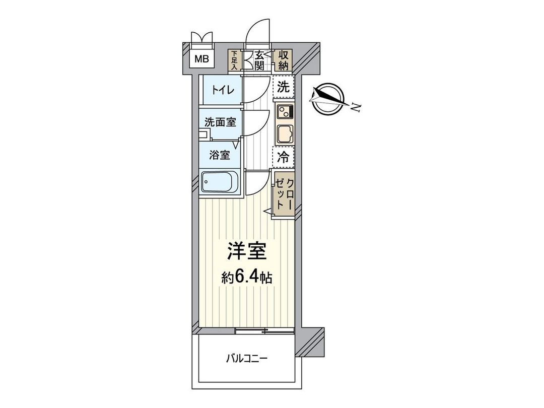 1K Apartment for Sale in Nishiyodogawa, Osaka, 21.84 sqm - Thumbnail 3