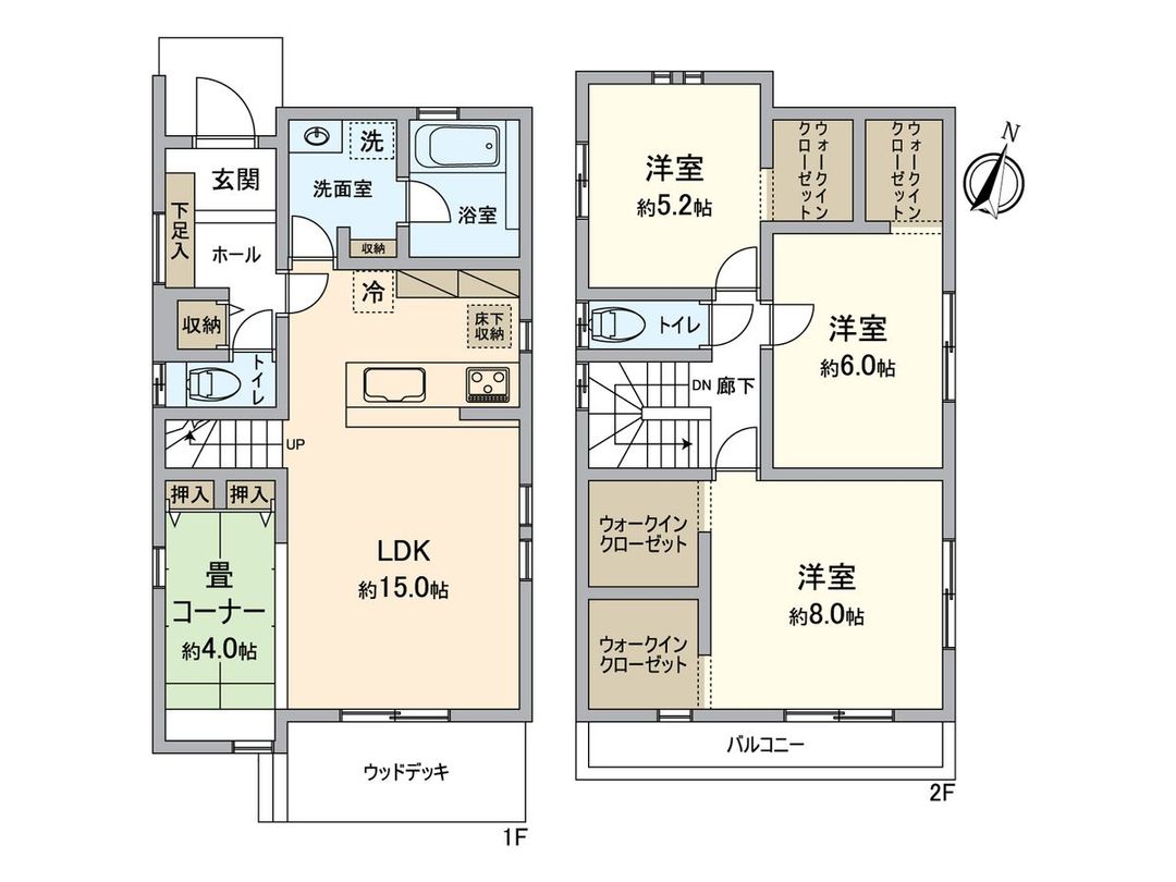 New 3LDK House in Tokorozawa, Saitama - 2026 Completion - Thumbnail 3