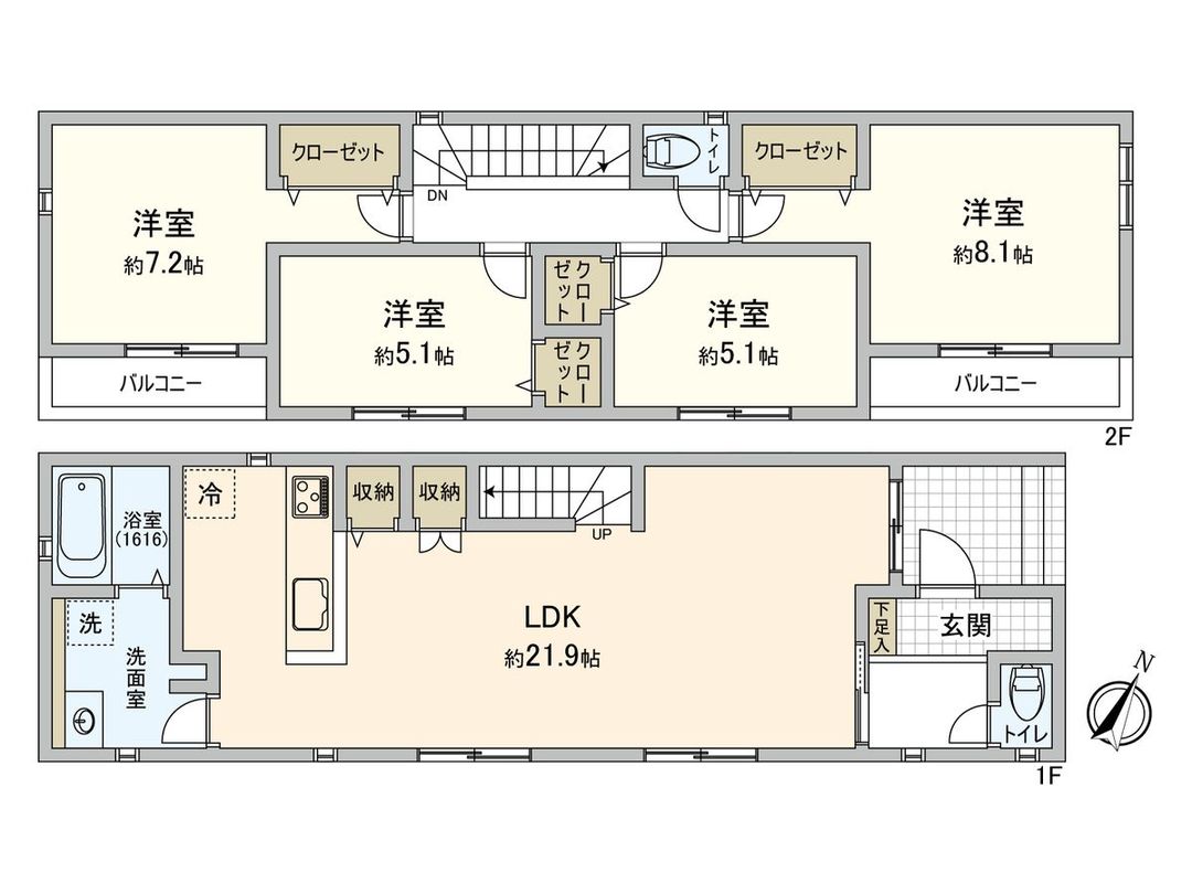 4LDK House for Sale in Minami-ku, Fukuoka - 108 sqm - Thumbnail 3