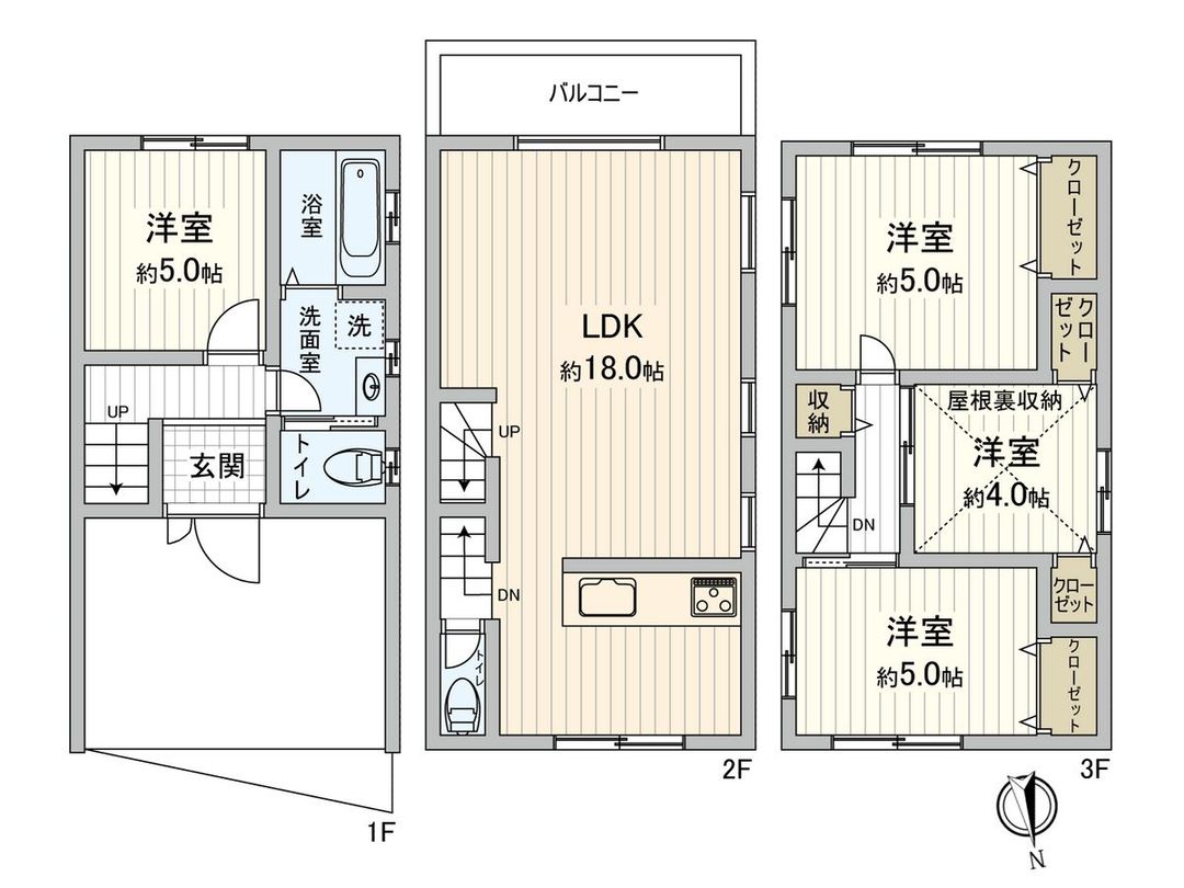 4LDK Detached House for Sale in Daito City, Osaka - Thumbnail 3
