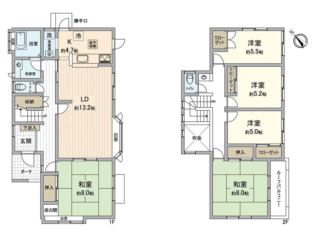 5LDK House for Sale in Inage-ku, Chiba City - 124.21 sqm - Thumbnail 3