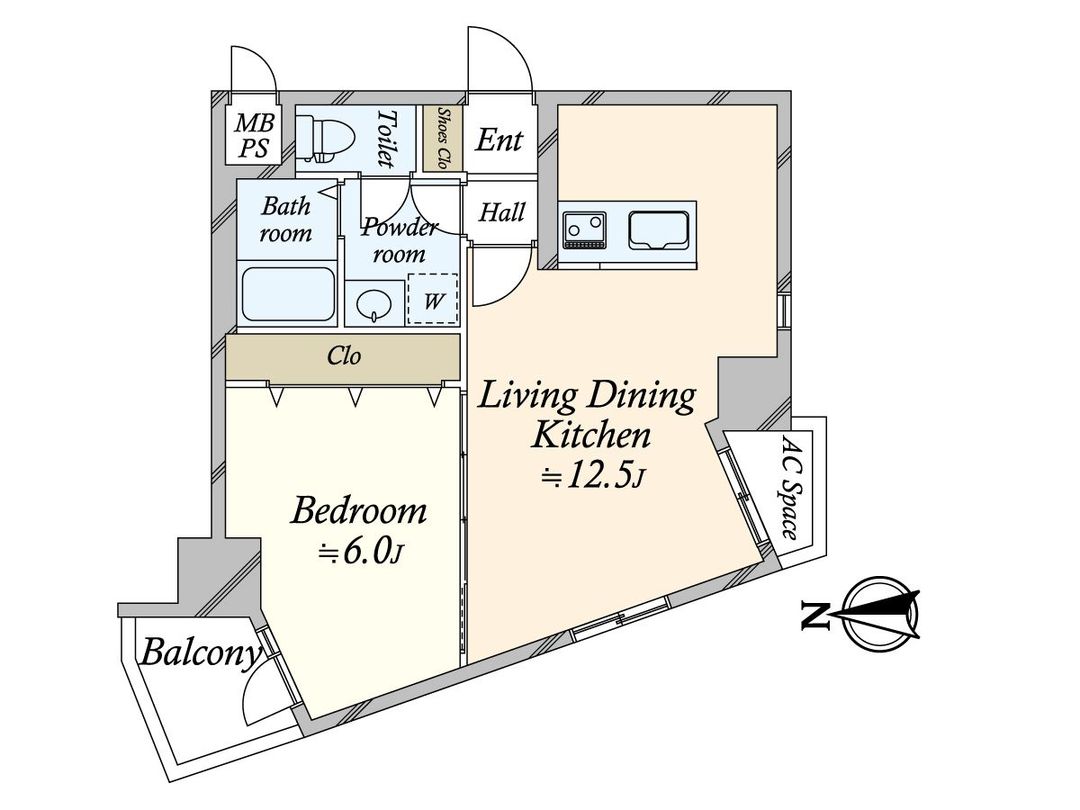Renovated 1LDK Apartment Near Multiple Stations in Osaka Nishinari - Thumbnail 3