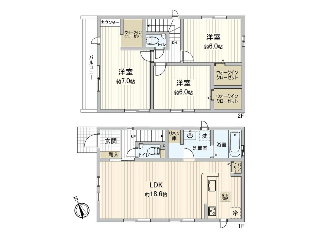 New 3LDK House in Kasoricho, Chiba - Dec 2025 Completion - Thumbnail 3