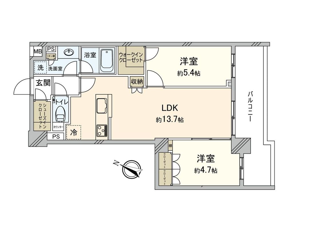 Sunwood Yoyogi Nishi-Sando 2LDK Apartment for Sale in Shibuya - Thumbnail 3
