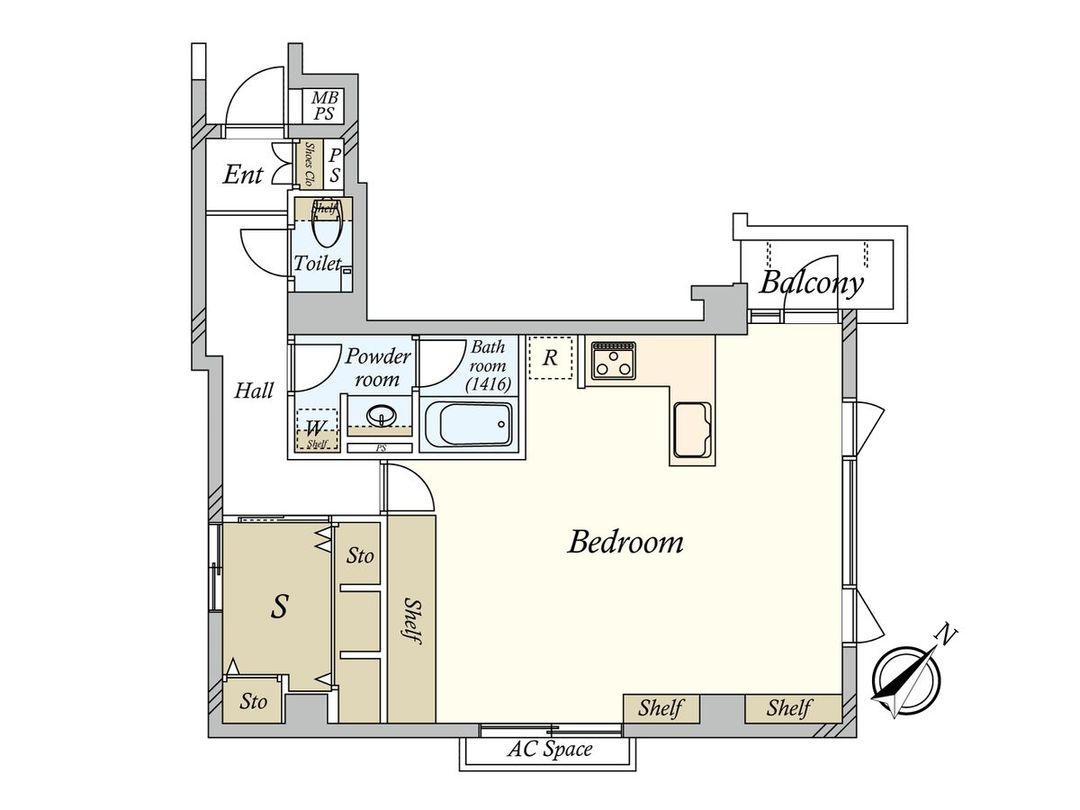 Open Residence Ikenohata 1R+S Apartment for Sale in Taito, Tokyo - Thumbnail 3