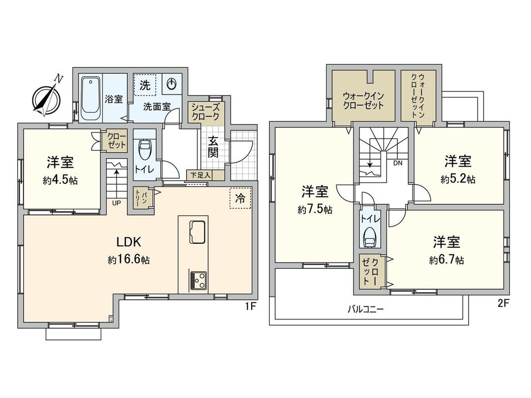 New 4LDK House in Wako, Saitama - 97.71 sqm - Thumbnail 3