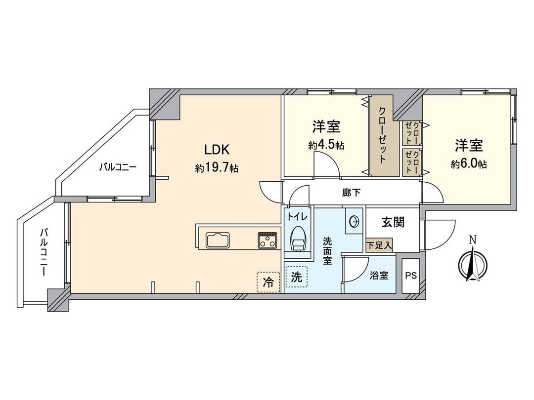 2LDK Apartment for Sale in Nishiyodogawa-ku, Osaka - Thumbnail 3