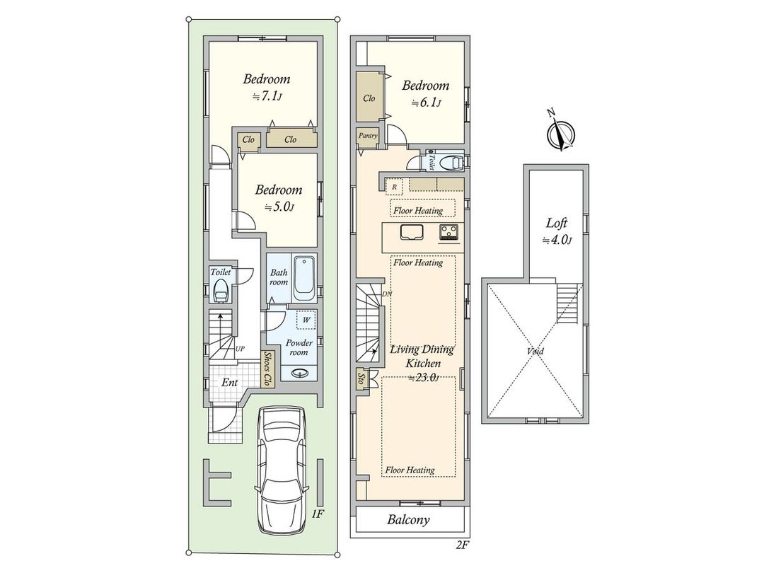 New 3LDK House in Setagaya, Tokyo - 111m² - Thumbnail 2