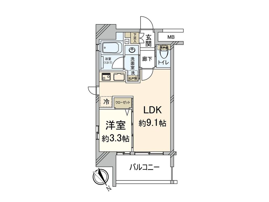 1LDK Apartment for Sale in Minami-ku, Fukuoka City - Thumbnail 3