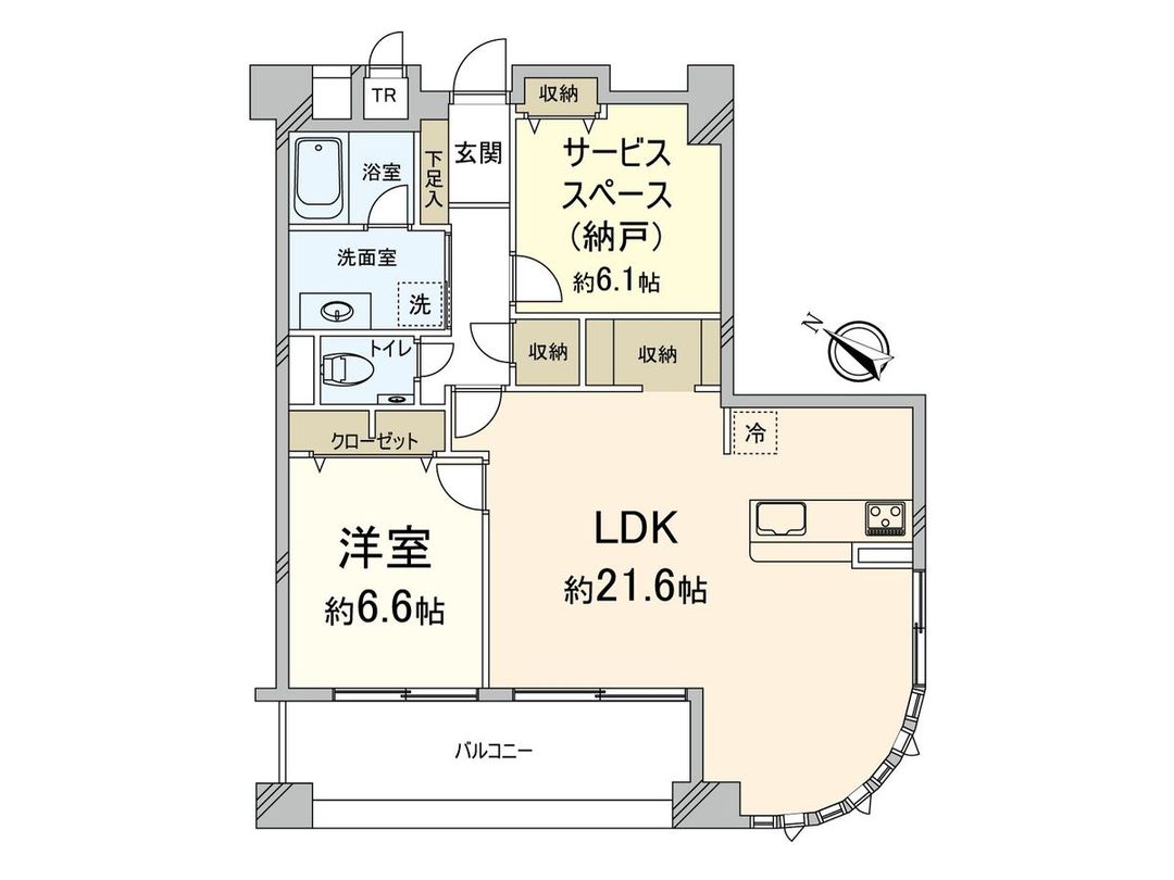 1SLDK Apartment for Sale in Hakata-ku, Fukuoka City, 78.39 sqm - Thumbnail 2