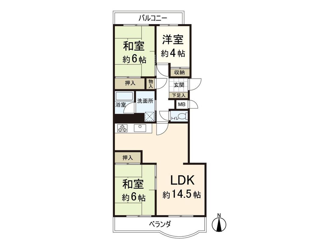 Maison Sengrioka A 3LDK Apartment for Sale in Suita, Osaka - Thumbnail 3