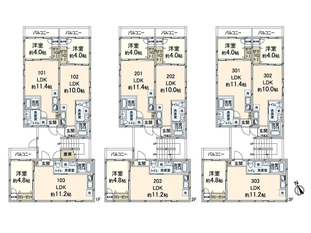 Fmaison LORE III Building - 1LDK Investment Apartment in Osaka - Thumbnail 3