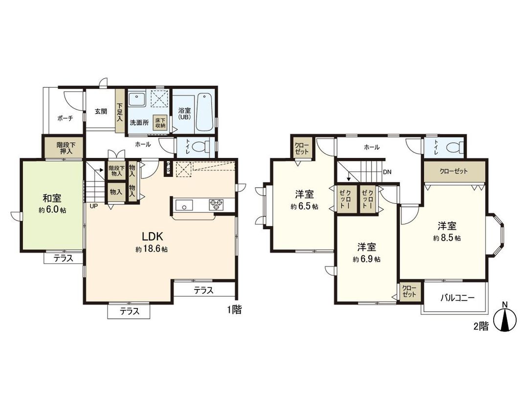 4LDK Resale House in Taihaku Ward, Sendai with Solar Panels - Thumbnail 3