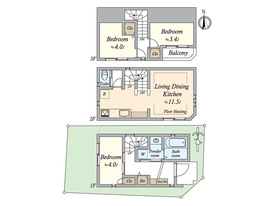 New Build House in Ota Ward, Tokyo - 2SLDK, Near Mago Station - Thumbnail 3