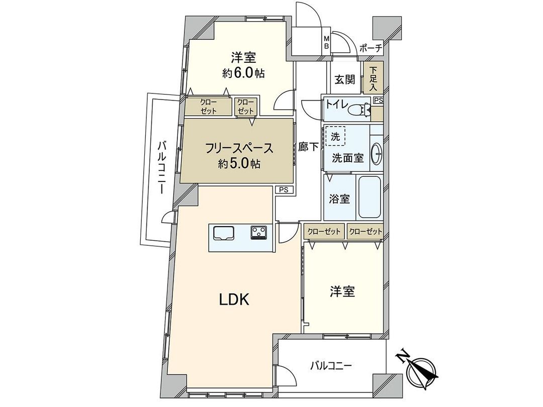 Urban Life Forms Edobori 2SLDK Apartment for Sale in Osaka - Thumbnail 3