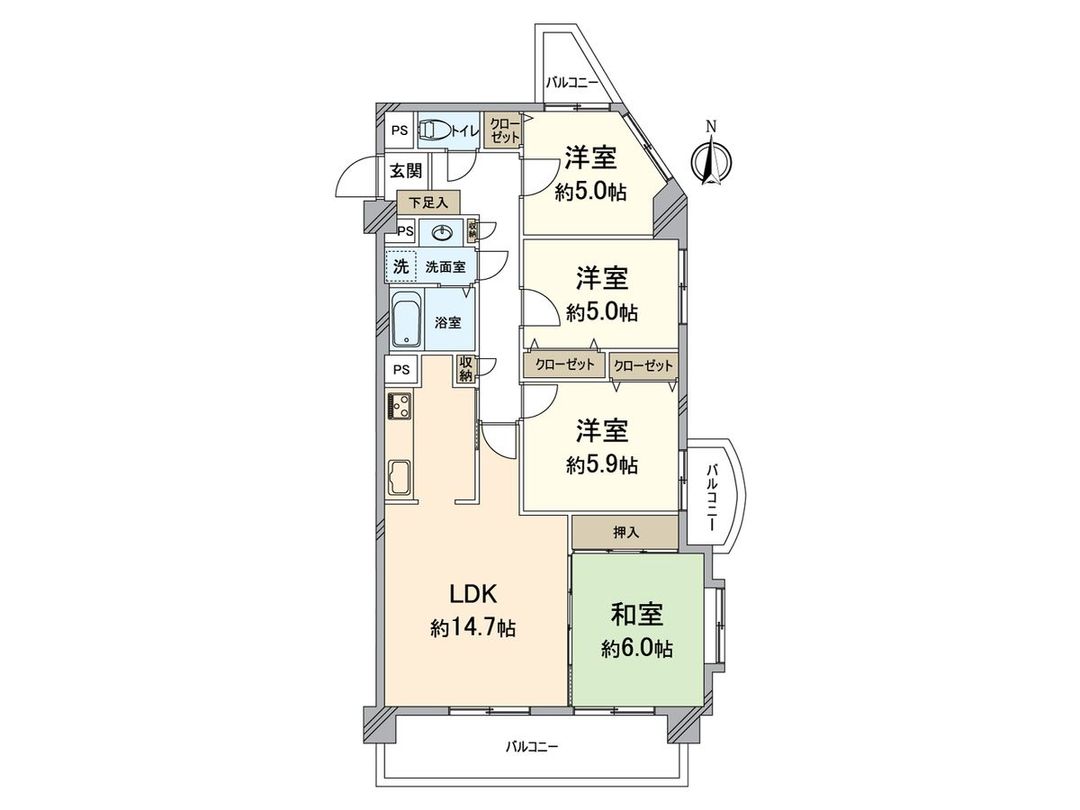 4LDK Apartment for Sale in Jonan Ward, Fukuoka - Thumbnail 3