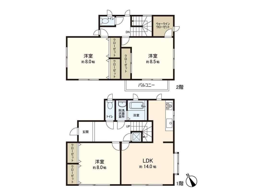 Renovated 3LDK House in Minamiyoshinari, Sendai - Thumbnail 3