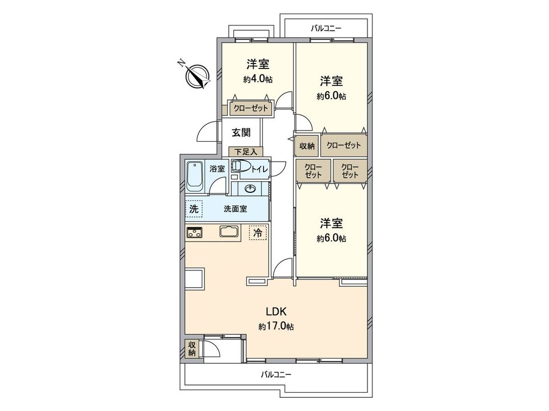Sunny Town Chigasaki 5th Floor 3LDK | Renovated 2024 - Thumbnail 3