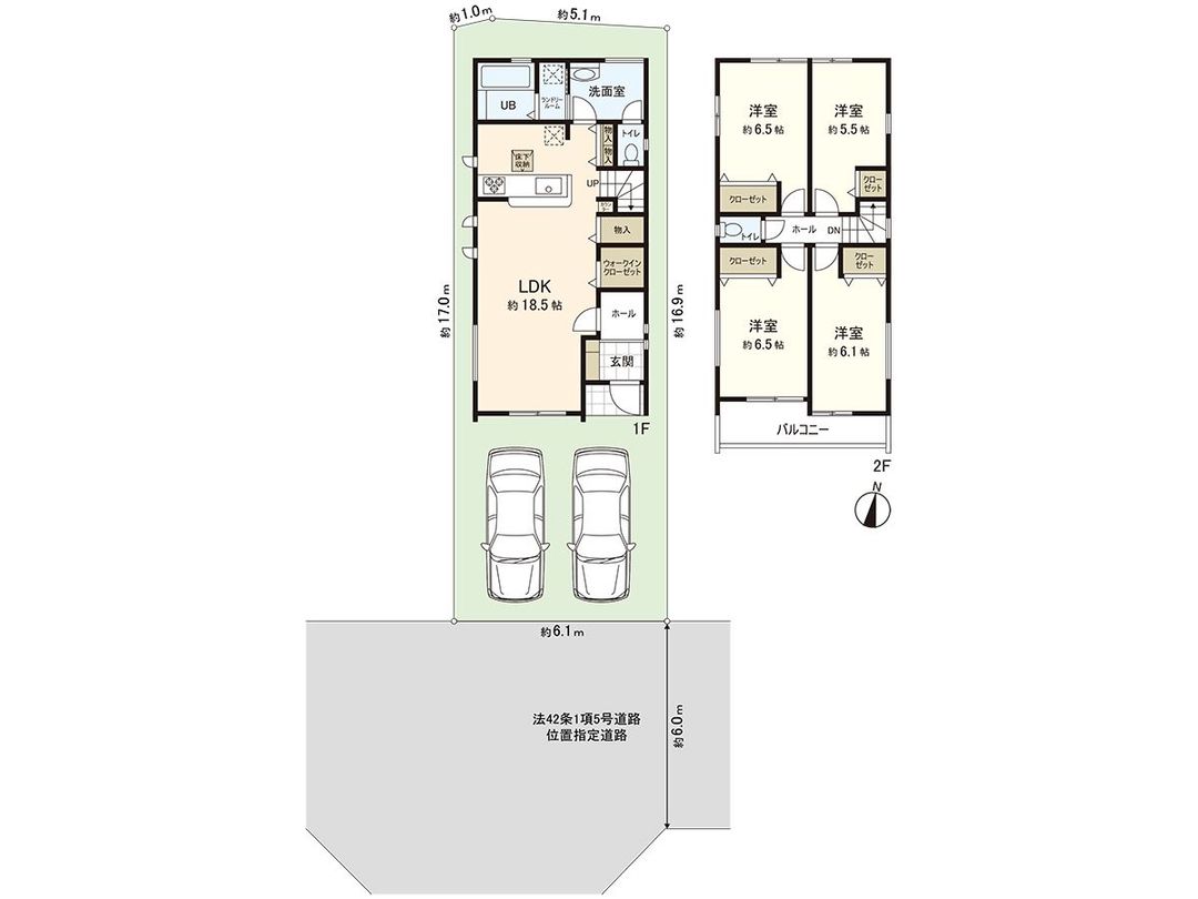 New 4LDK Detached House for Sale in Niiza, Saitama - Thumbnail 3