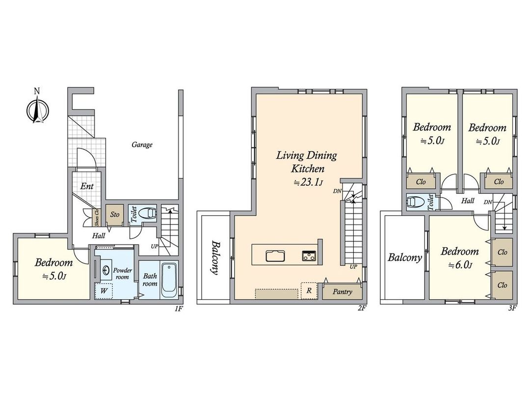 New 4LDK House for Sale in Nakamura, Nagoya - 123 sqm - Thumbnail 3